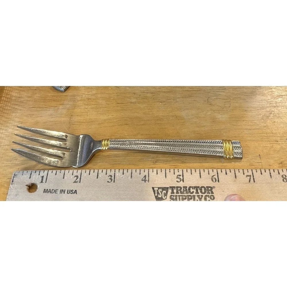 Ralph Lauren Golden Wainwright Stainless Steel Salad Fork 1991‎ Vintage